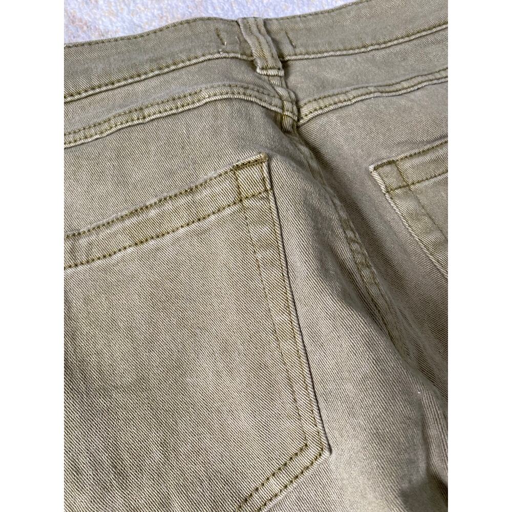 Martha Stewart Women's Mid-Rise Skinny Jeans, Sage Green, Olive, NWT Size 14 - Picture 6 of 9
